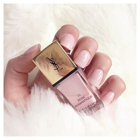 ysl nagellack rose romantique|YSL la laque nail varnish.